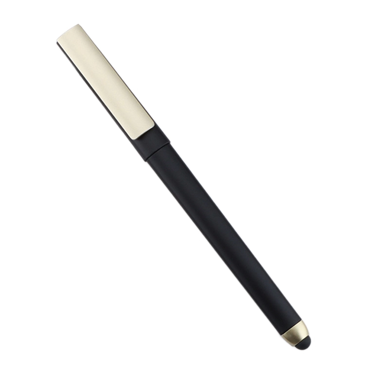 Plastic Ballpoint Pen with Stylus & Stand