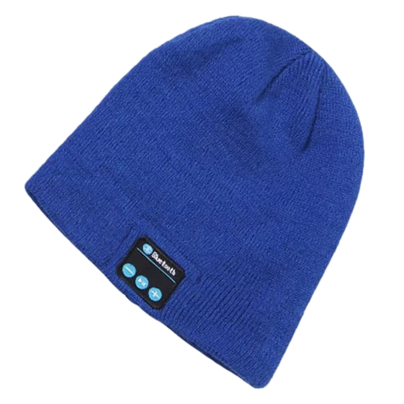 Acrylic Knit Beanie Hat w/Inbuilt Wireless Headphones