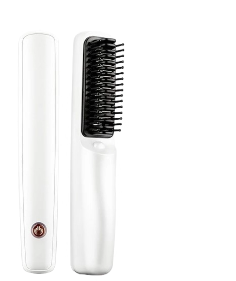 USB Charging Portable Hair Straightener Brush