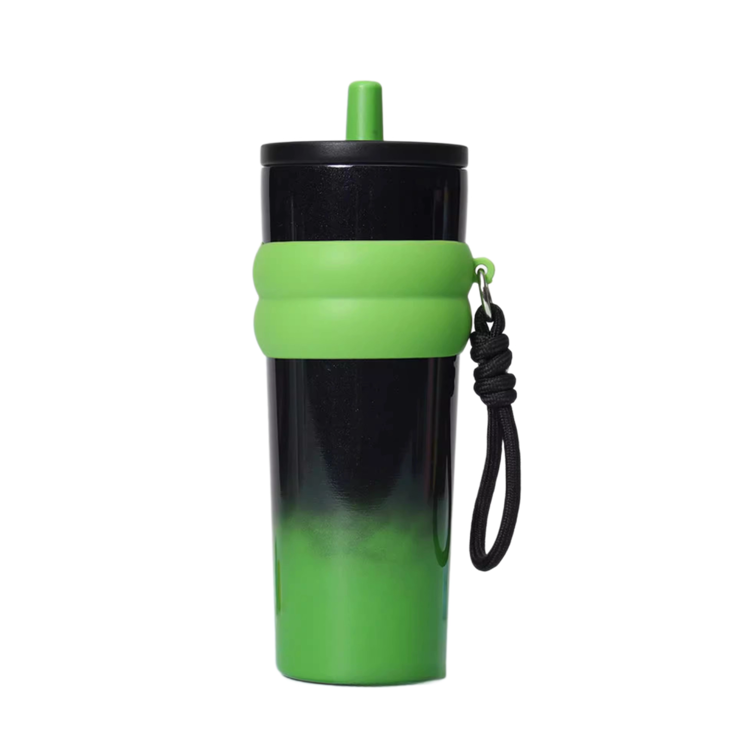 40oz Stainless Steel Insulated Car Cup W/ Straw