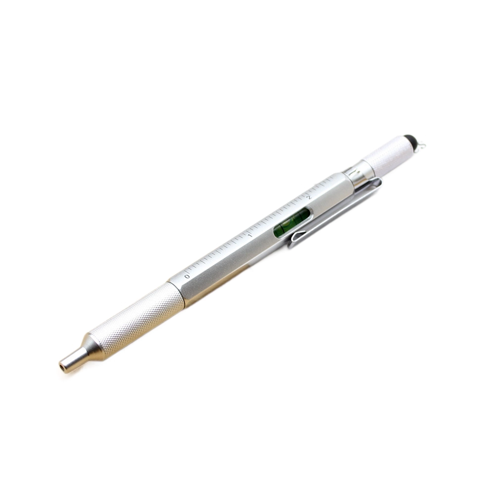 Metal Multi-Function Ballpoint Pen with Stylus & Screwdriver