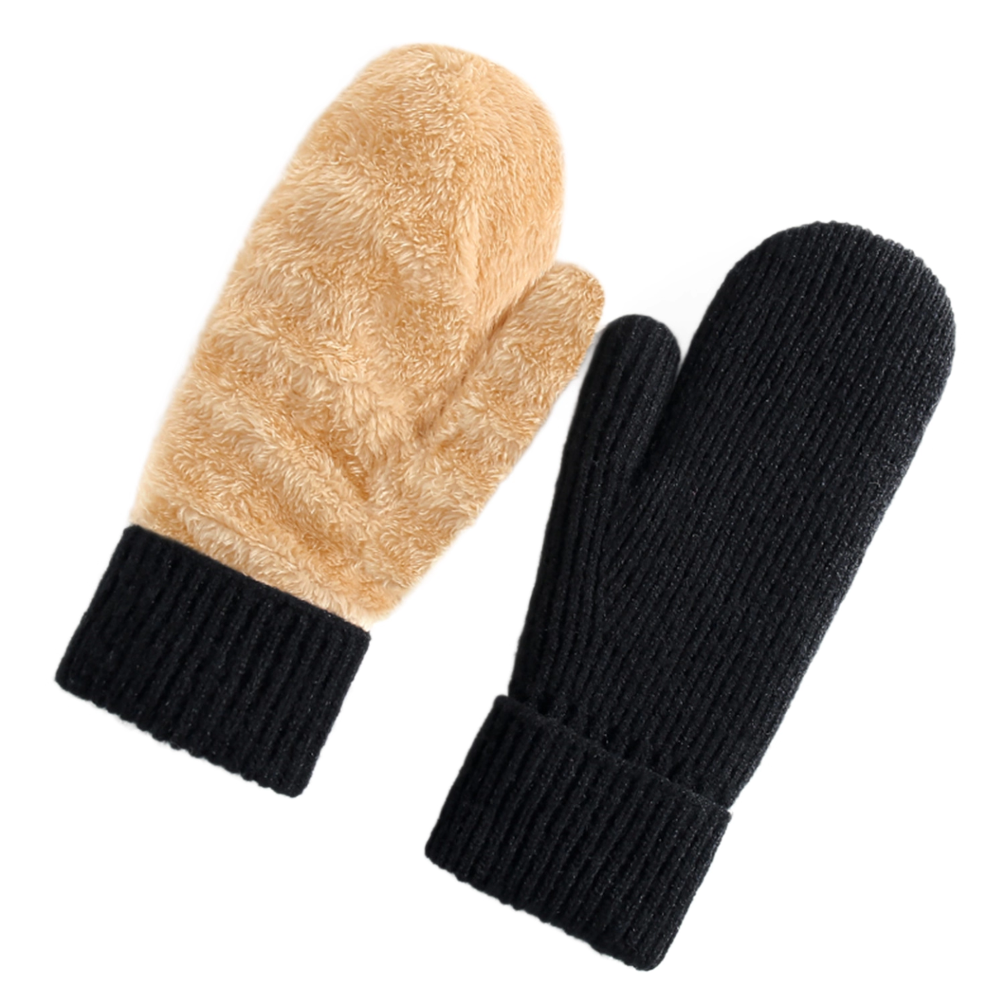 Outdoor Warm Knit Mittens