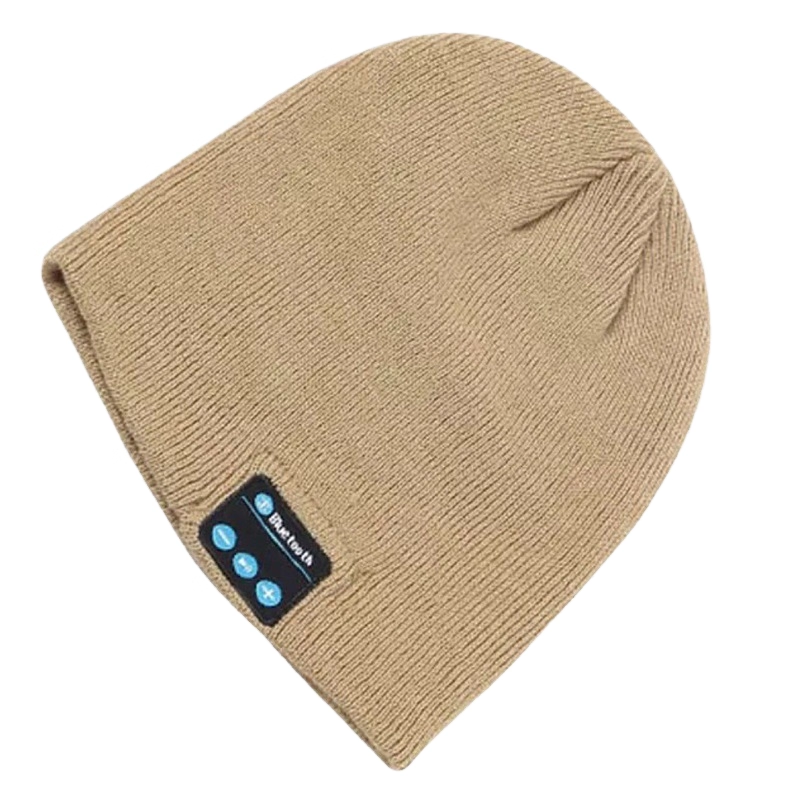 Acrylic Knit Beanie Hat w/Inbuilt Wireless Headphones