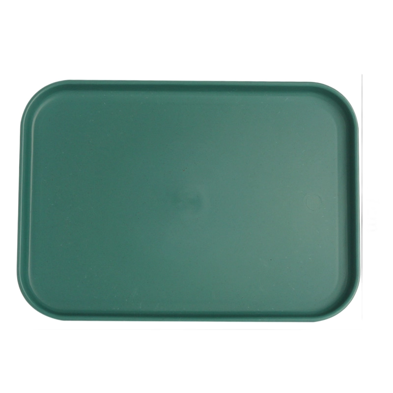 Wheat Straw Plastic Rectangular Tray