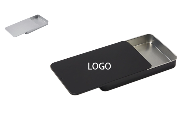 Tinplate Slide-Top Storage Box