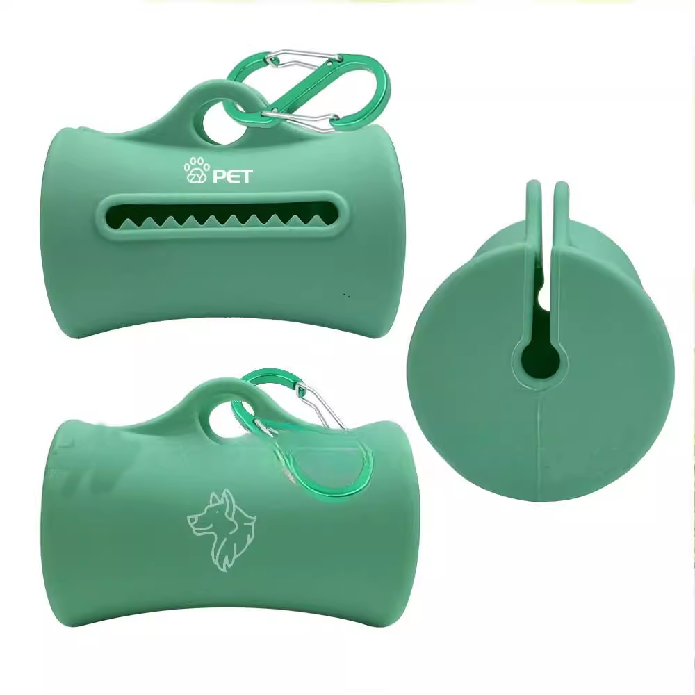Silicone Pet Waste Dispenser W/ Carabiner