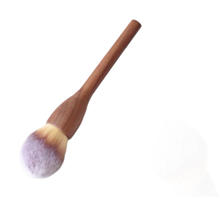 Walnut Handle Blush Brush Powder Makeup Tool