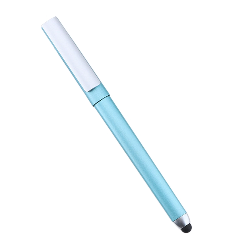 Plastic Ballpoint Pen with Stylus & Stand