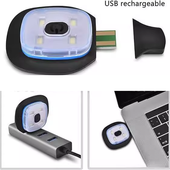 LED Warm Knit Beanie with Headlight