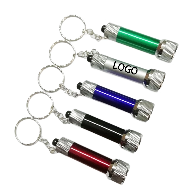 Aluminum 5 LED Keychain Flashlight