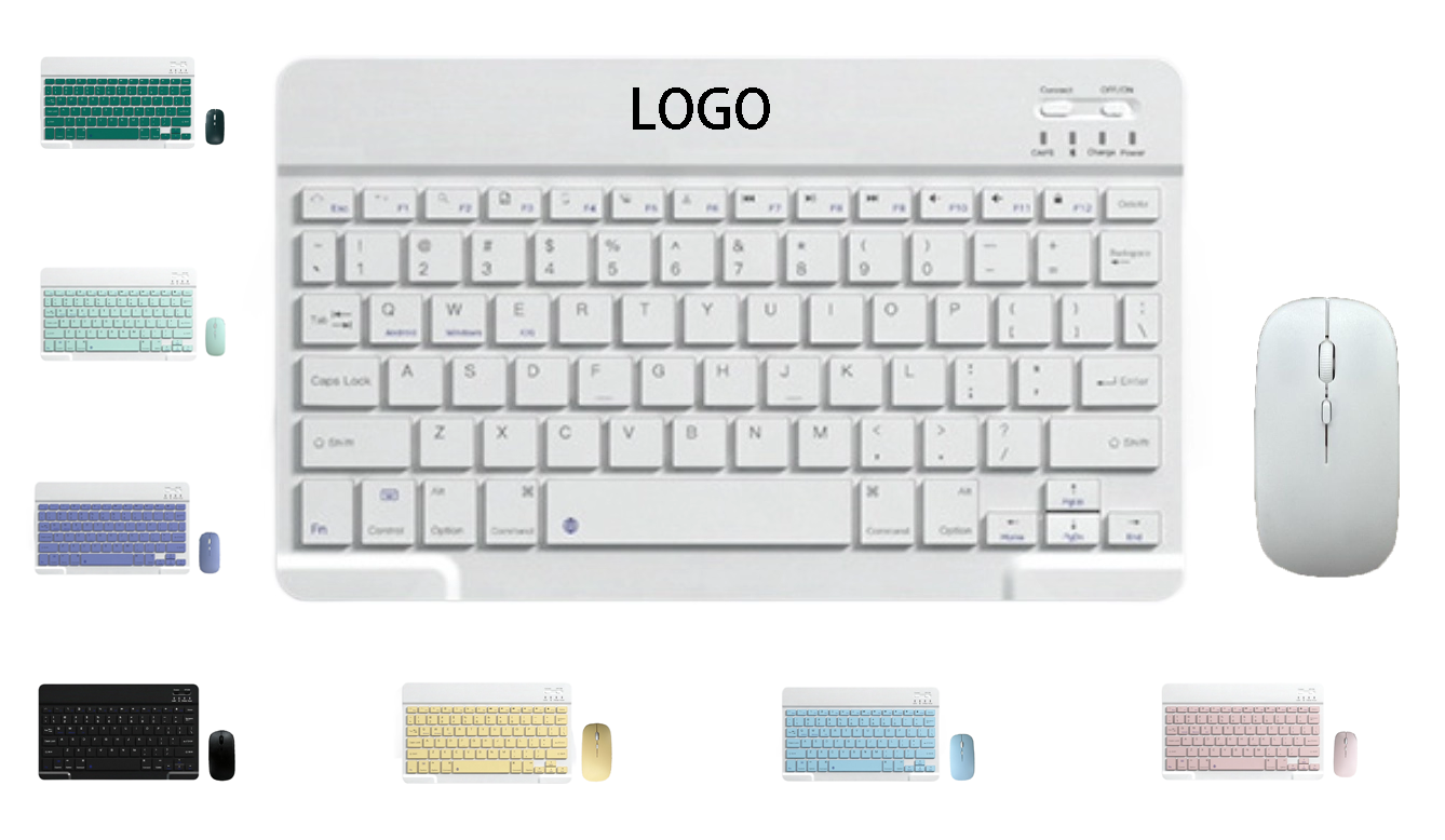 Rechargeable Wireless Keyboard Mouse Combo