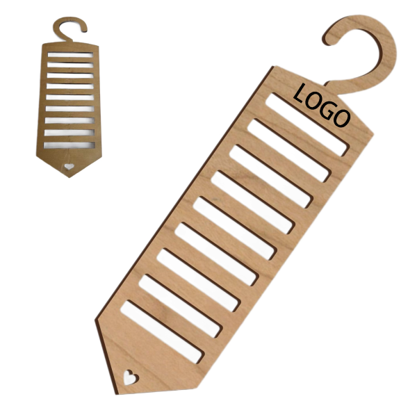 Wooden Tie Holder Keepsake