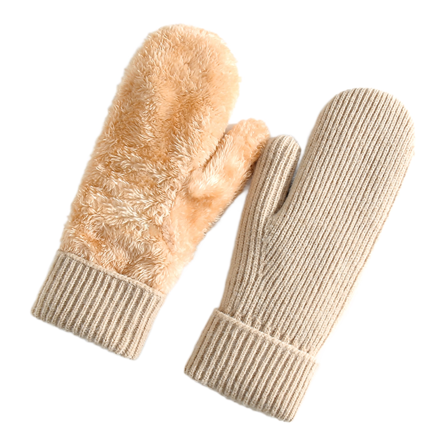 Outdoor Warm Knit Mittens