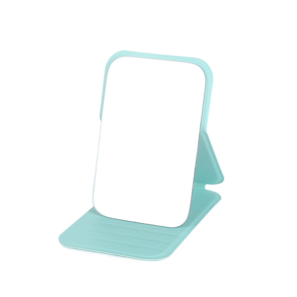 PU Folding Travel Makeup Mirror