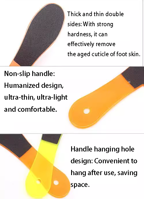 Double-Sided PS Sandpaper Foot File