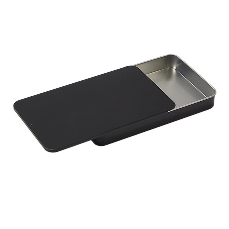 Tinplate Slide-Top Storage Box