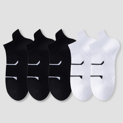 Cooling Athletic Socks [5-Pack] – Antibacterial, Moisture-Wicking, for Running, Training, and Everyday Summer Wear