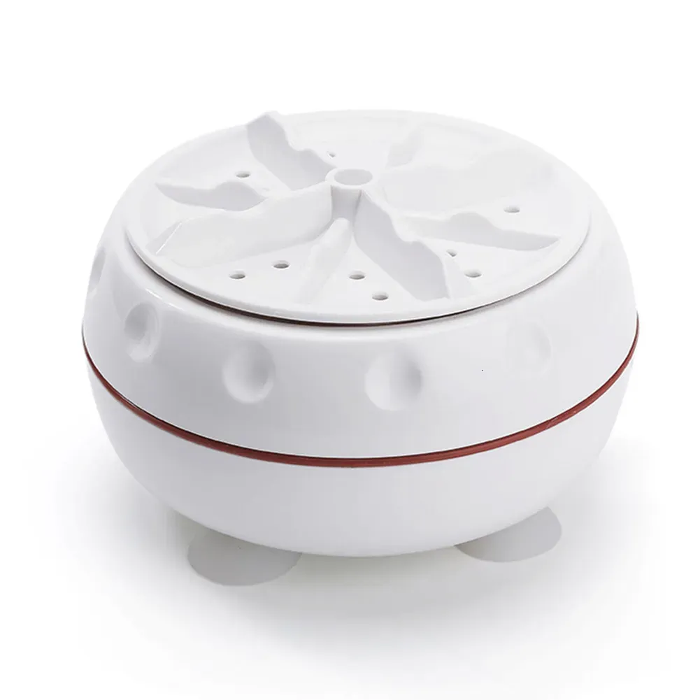 Compact Ultrasonic Washing Machine - Portable Mini Clothes Washer for Travel, Camping, Apartments
