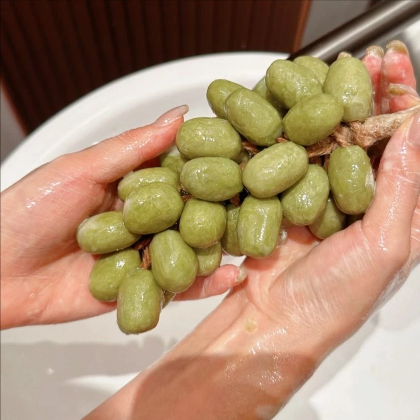 Cold-Processed Jasmine-Scented Grape Cluster Artisan Soap