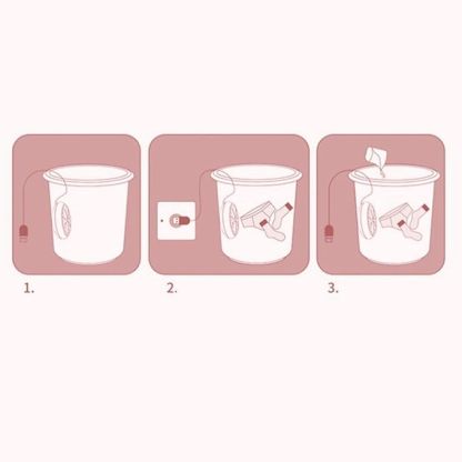 Compact Ultrasonic Washing Machine - Portable Mini Clothes Washer for Travel, Camping, Apartments