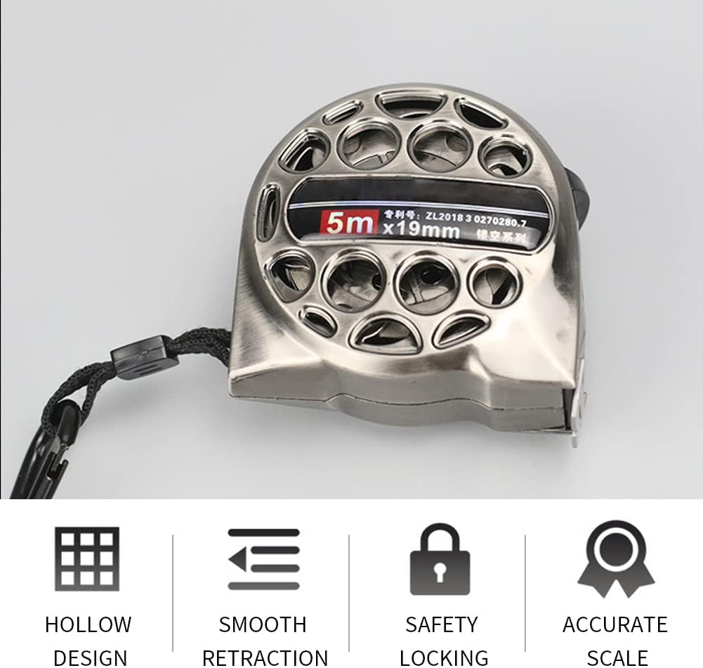  Bosaptools  Tape Measure with Auto-Lock | 3M/5M/7M | Waterproof, Shockproof | Home/Workshop Use