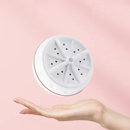 Compact Ultrasonic Washing Machine - Portable Mini Clothes Washer for Travel, Camping, Apartments