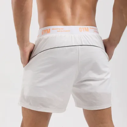 🎁TikTok Special Deal - Men's Cooling Sports Shorts – Lightweight Stretch, Breathable & Quick-Dry for Summer Running, Training, Gym, 3-Inch Mid-Thigh Length