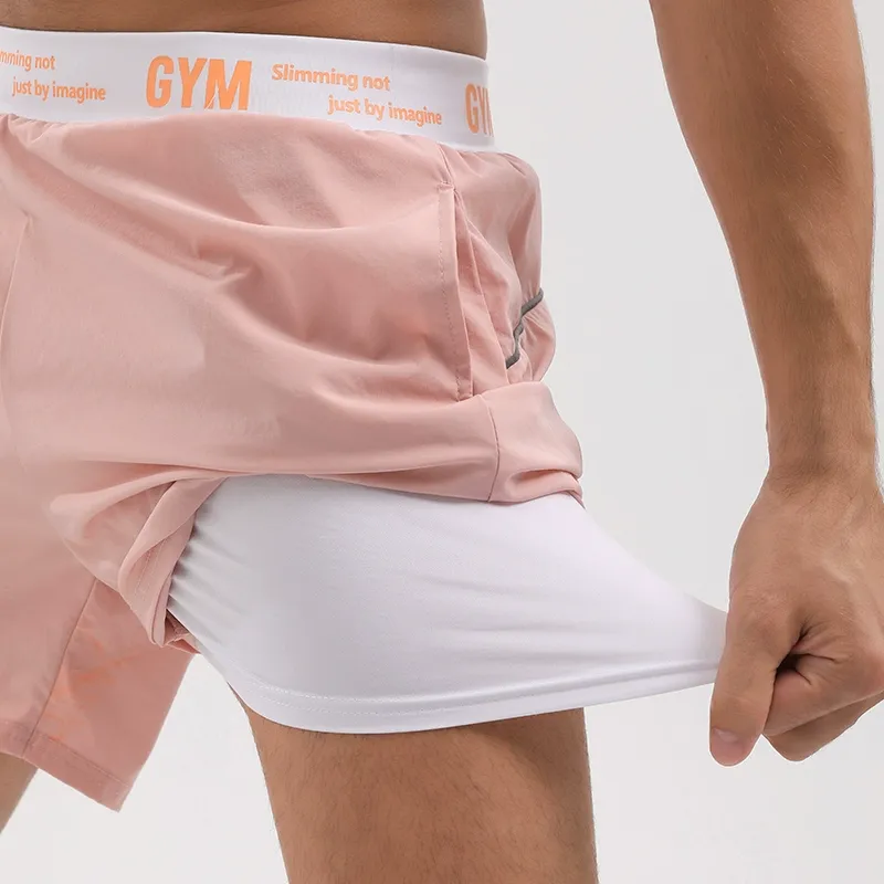 🎁TikTok Special Deal - Men's Cooling Sports Shorts – Lightweight Stretch, Breathable & Quick-Dry for Summer Running, Training, Gym, 3-Inch Mid-Thigh Length