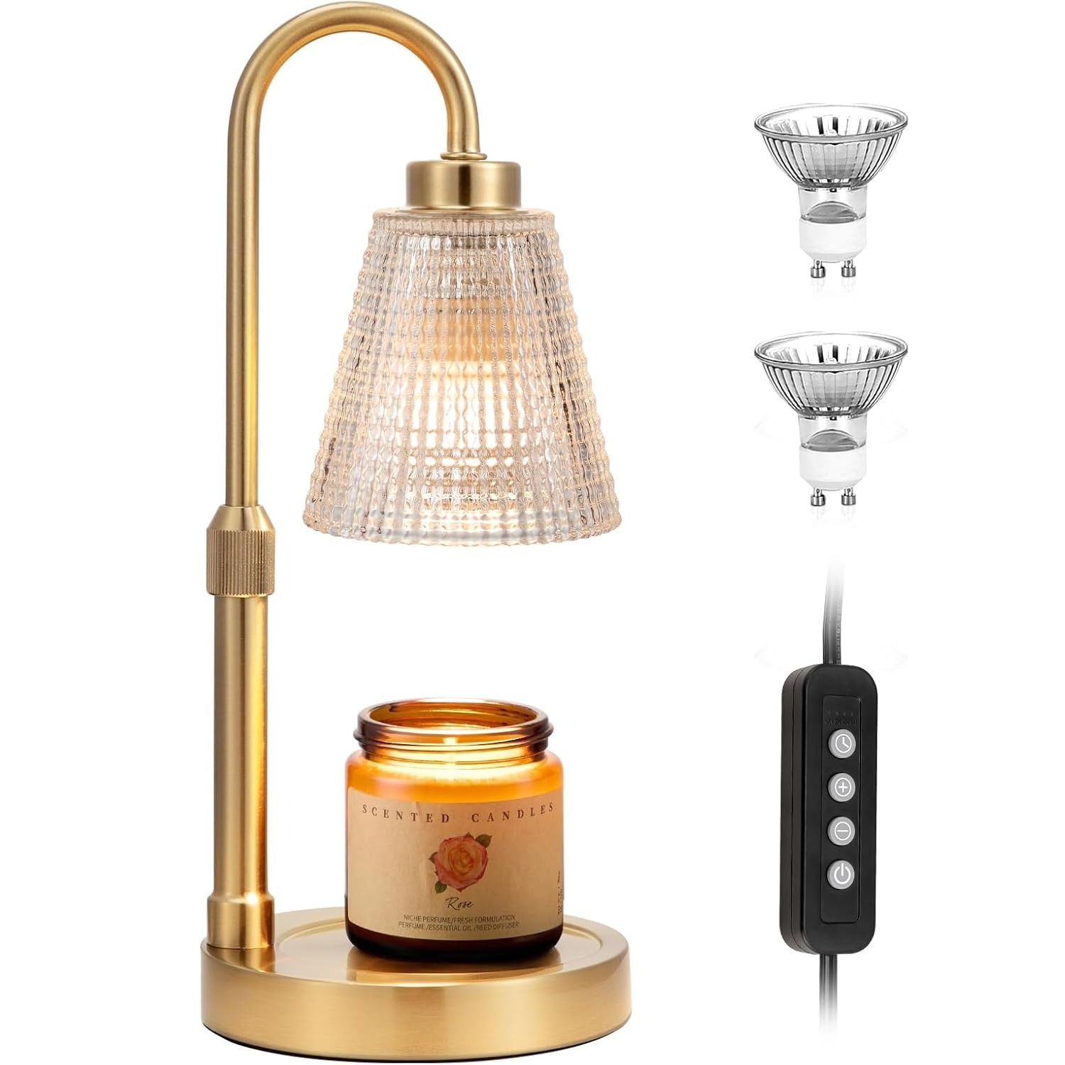 YearPeak Candle Warmer Lamp with Timer & Dimmable Light