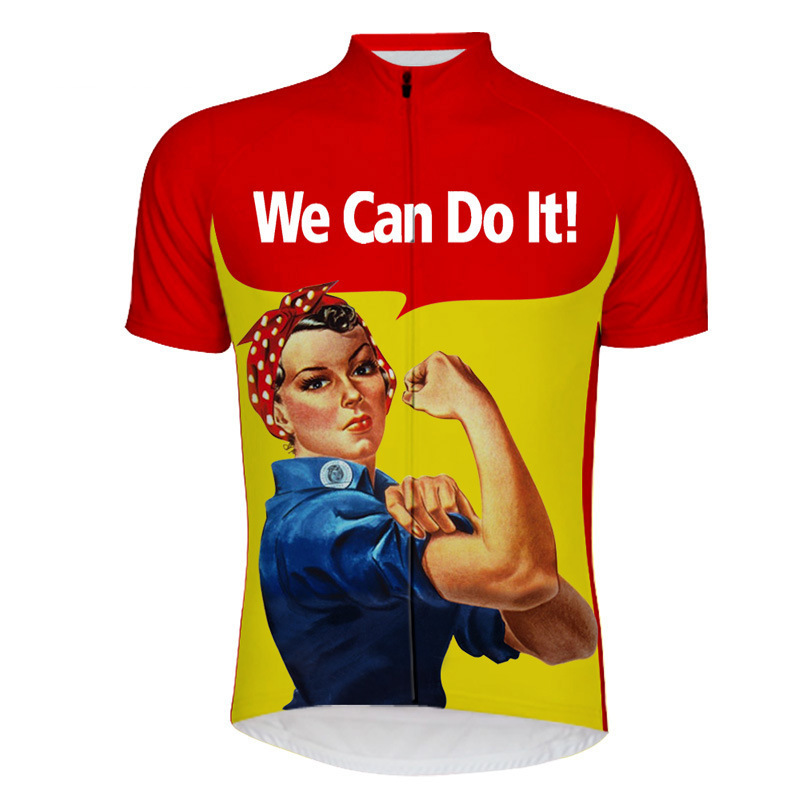 Cycling Best Women's Vintage Cycling Jersey – "We Can Do It!" Design & XS-3XL