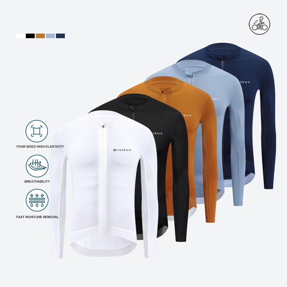 Cycling Best Men's Long Sleeve Bike Jersey – Sun Protection & 4 Pockets