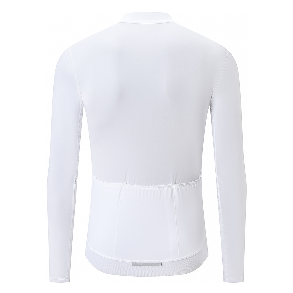 Cycling Best Men's Long Sleeve Bike Jersey – Sun Protection & 4 Pockets