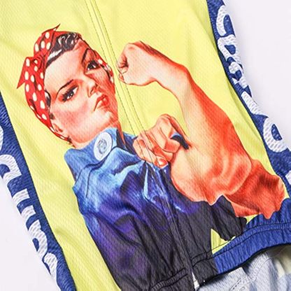Cycling Best Women's Vintage Cycling Jersey – "We Can Do It!" Design & XS-3XL