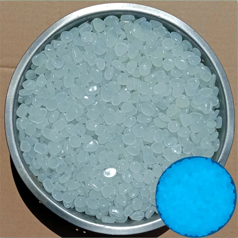 YearPeak Glow in The Dark Pebbles - 1000PCS Blue Luminous Garden Stones
