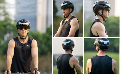Cycling Best USB Bike Helmet with LED Lights-Unisex Adult Safety