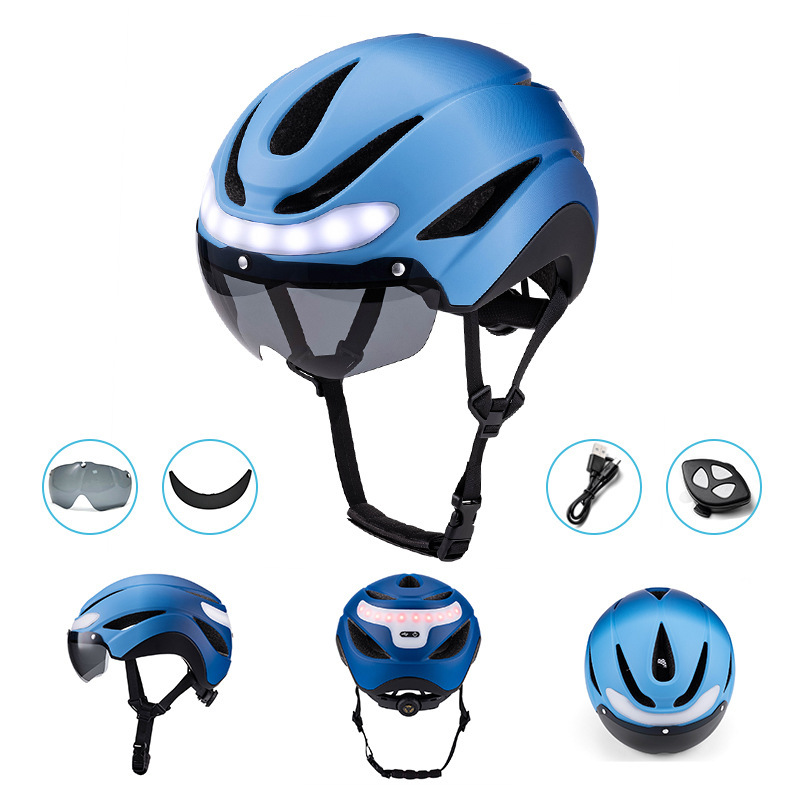 Cycling Best USB Bike Helmet with LED Lights-Unisex Adult Safety