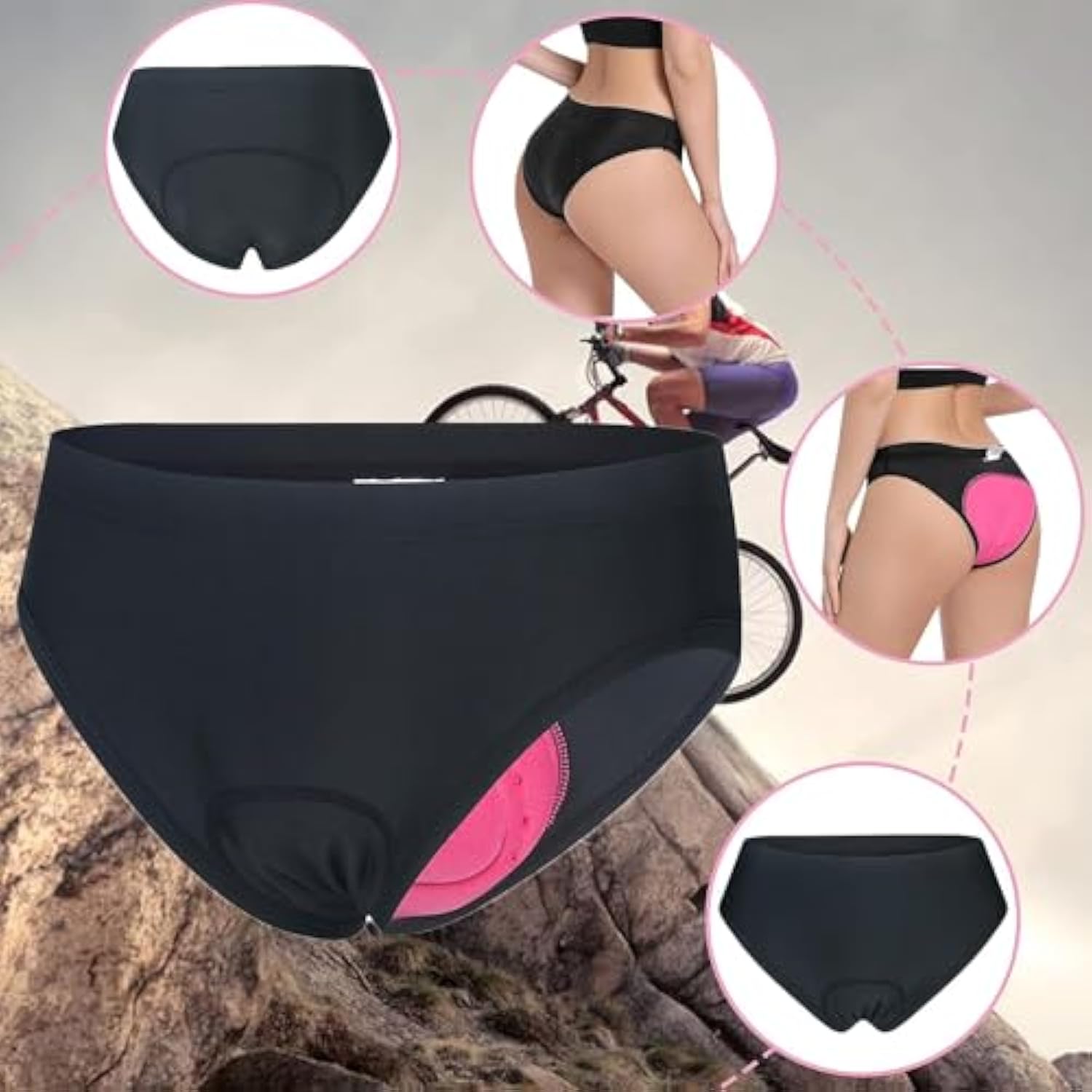 Cycling Best Women's 4D Padded Cycling Underwear – Gel Comfort Shorts