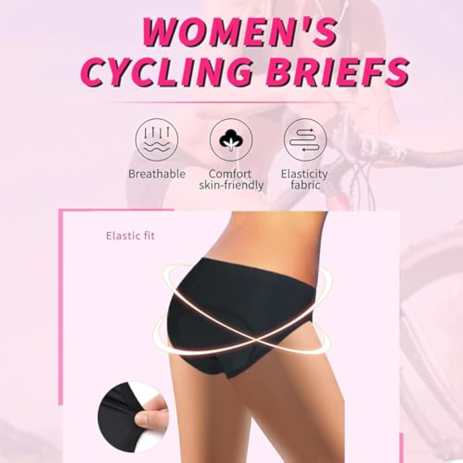 Cycling Best Women's 4D Padded Cycling Underwear – Gel Comfort Shorts