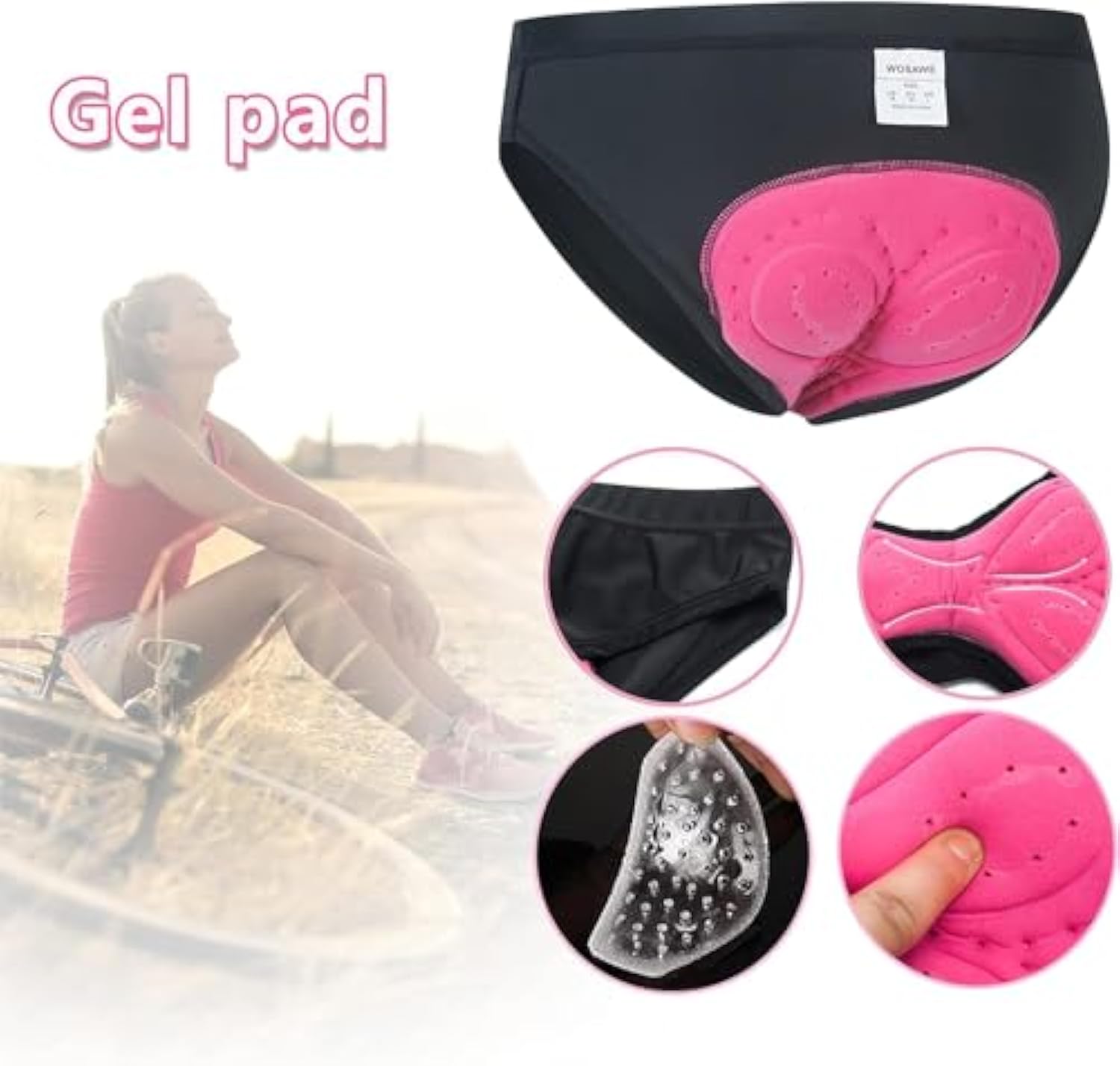 Cycling Best Women's 4D Padded Cycling Underwear – Gel Comfort Shorts