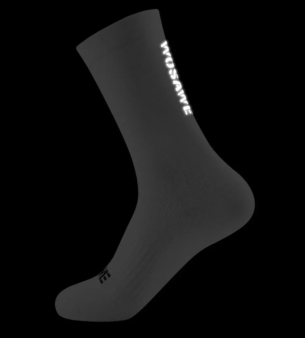 Cycling Best Breathable Crew Bike Socks - Cushioned, Unisex 2-Pack
