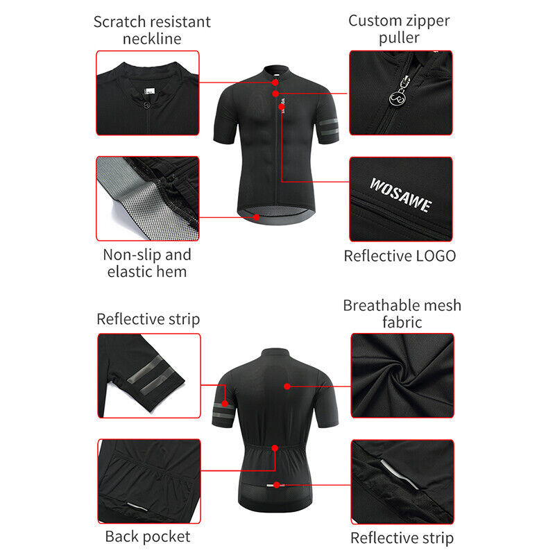 Cycling Best Men's Quick-Dry Cycling Jersey & Padded Shorts Set