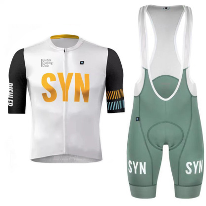 Cycling Best Men's Quick-Dry Cycling Jersey & Bib Set w/9D Gel Pad