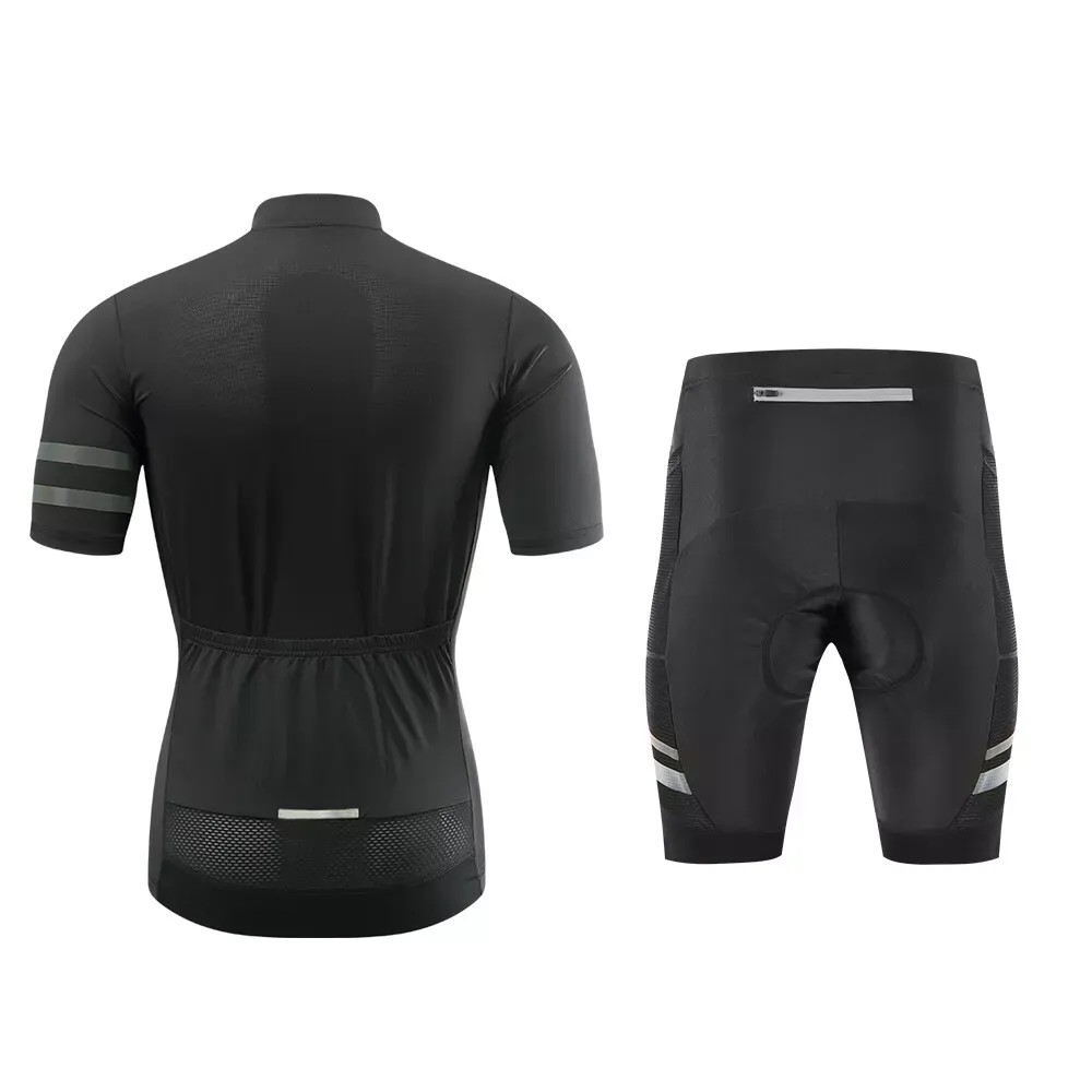Cycling Best Men's Quick-Dry Cycling Jersey & Padded Shorts Set