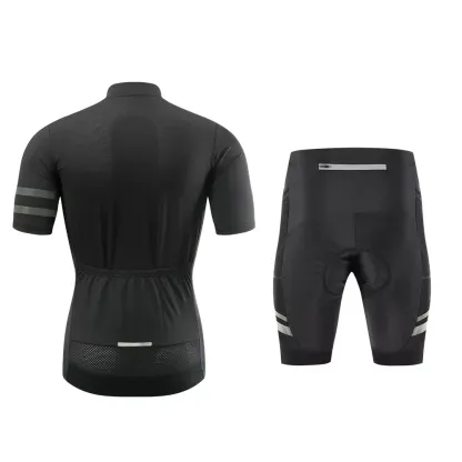 Cycling Best Men's Quick-Dry Cycling Jersey & Padded Shorts Set