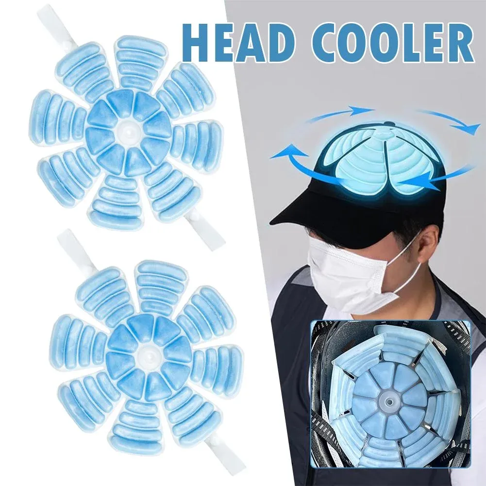 Cycling Best P-CM Cooling Cap Insert - Reusable Instant Cooling Pad for Outdoor