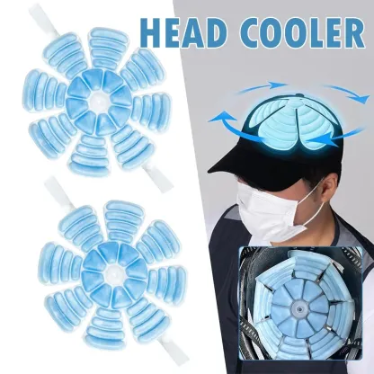 Cycling Best P-CM Cooling Cap Insert - Reusable Instant Cooling Pad for Outdoor