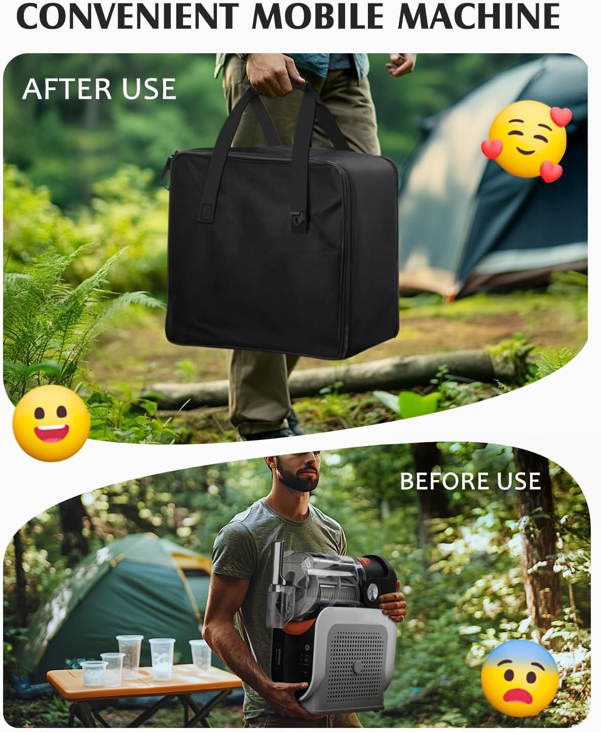 YearPeak Protective Carrying Case for Ninja Slushie Machine FS301/FS300