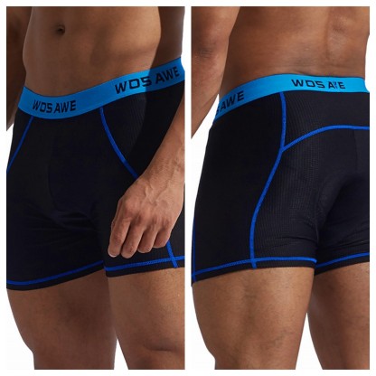 Cycling Best Men's 5D Padded MTB Shorts - Bike Undershorts (2-Pack)