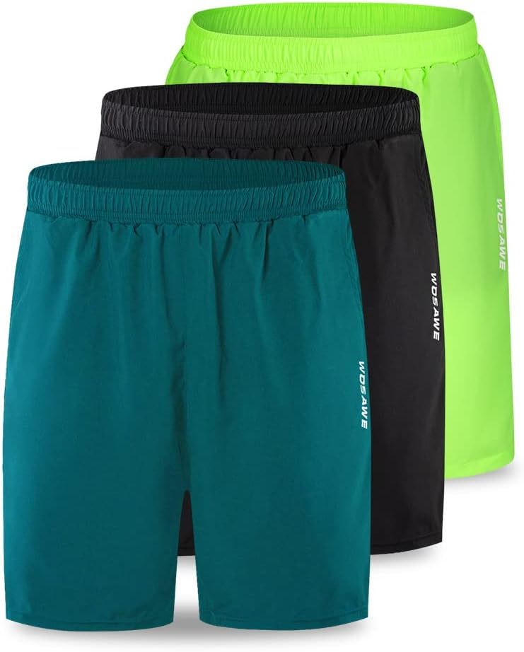 Cycling Best Men's MTB Gel-Padded Shorts with Mesh Liner
