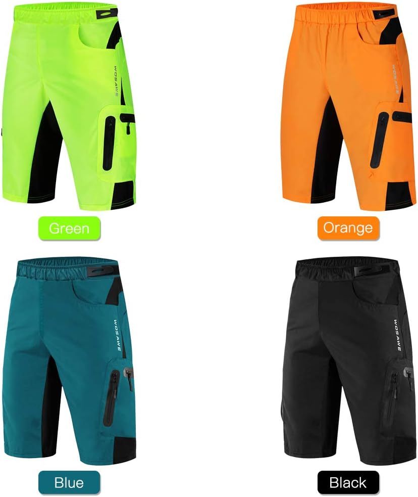 Cycling Best Men's Baggy Cycling Shorts Mountain Bottoms Padded Shorts